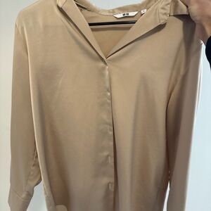 Uniqlo Satin Blouse